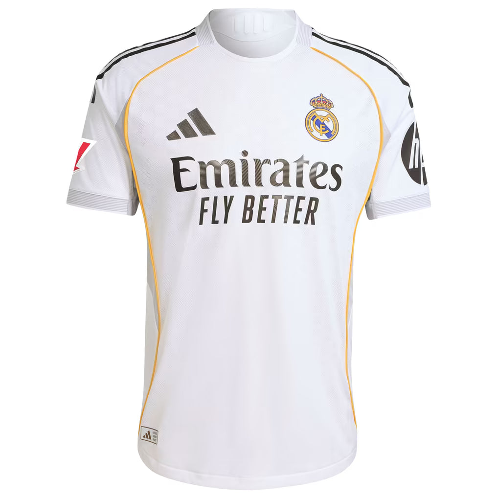 adidas Real Madrid Federico Valverde 2025/26 Home Authentic Jersey