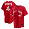 Nike George Springer Toronto Blue Jays Canada Day Replica Jersey