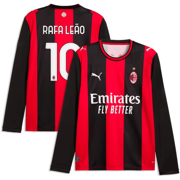 Puma Rafael Leão AC Milan 2026/27 Home Replica Long Sleeve Jersey