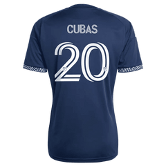 Adidas Andrés Cubas Vancouver Whitecaps FC 2026 Coastal Replica Jersey