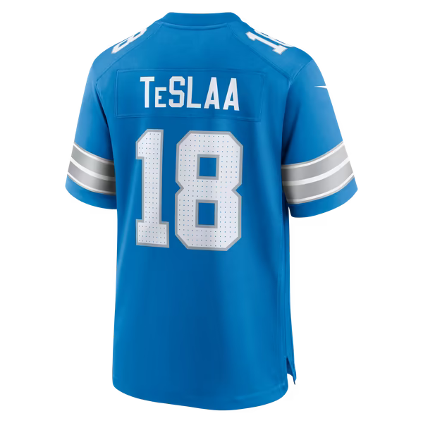 Nike Isaac TeSlaa Detroit Lions Game Player Jersey
