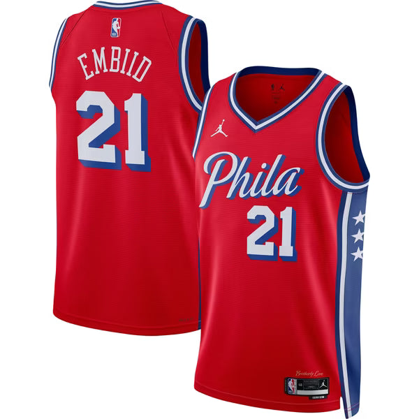 Jordan Brand Joel Embiid Philadelphia 76ers Unisex Swingman Jersey