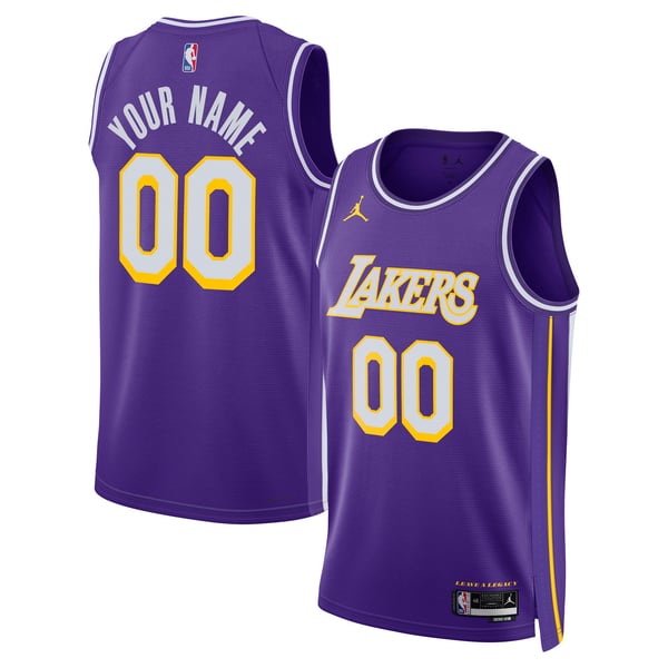Jordan Brand Los Angeles Lakers Unisex Swingman Custom Jersey Purple