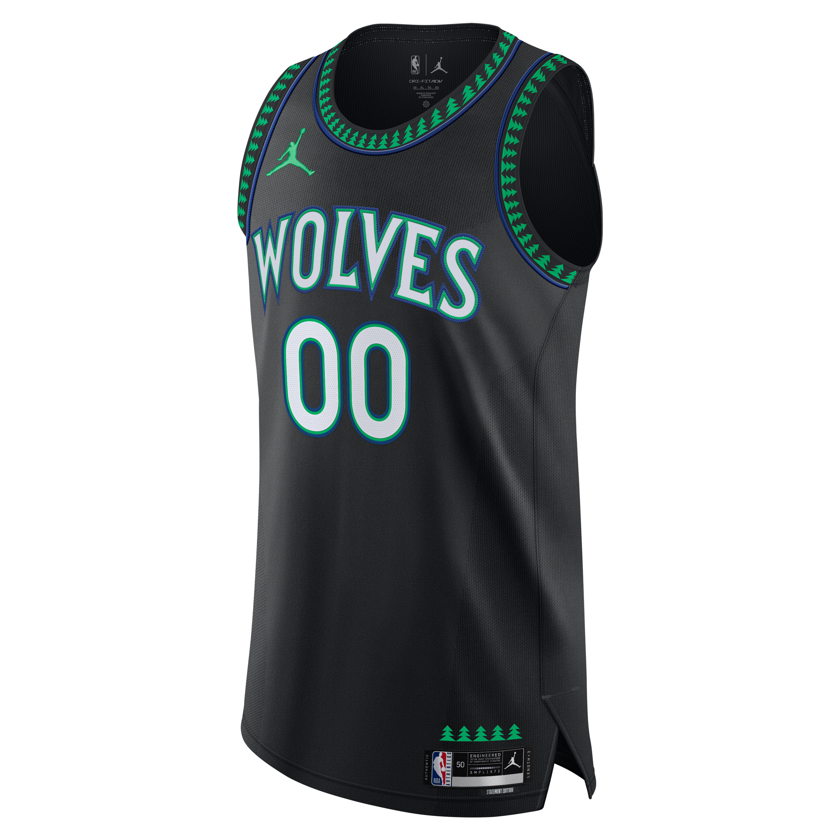 Jordan Brand Minnesota Timberwolves Statement Edition Authentic Custom Jersey