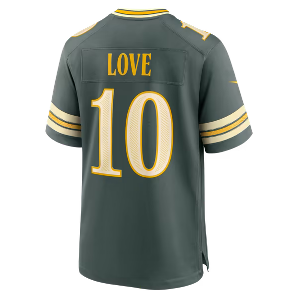 Nike Jordan Love Green Bay Packers 2026 Rivalries Collection Game Jersey