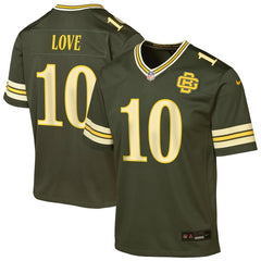Nike Green Bay Packers Jordan Love Youth 2026 Rivalries Game Jersey