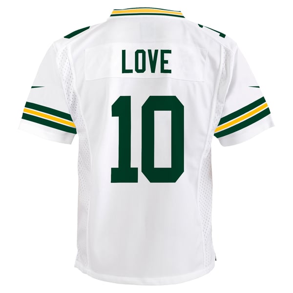 Nike Green Bay Packers Jordan Love Youth Game Jersey