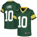 Nike Green Bay Packers Jordan Love Youth Game Jersey
