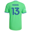 adidas Jordan Morris Seattle Sounders FC 2026 Authentic Patch Jersey