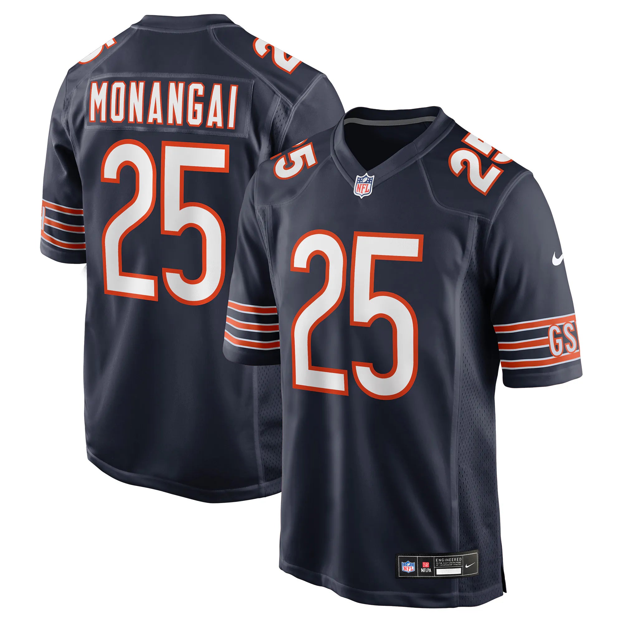 Nike Kyle Monangai Chicago Bears Game Jersey