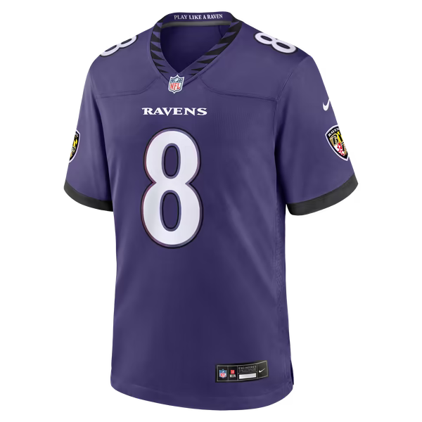 Nike Lamar Jackson Baltimore Ravens Game Jersey