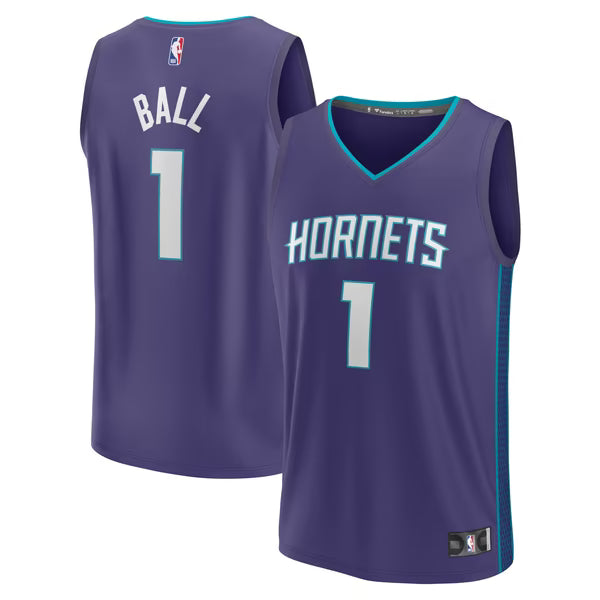 Fanatics Charlotte Hornets LaMelo Ball Fast Break Replica Jersey