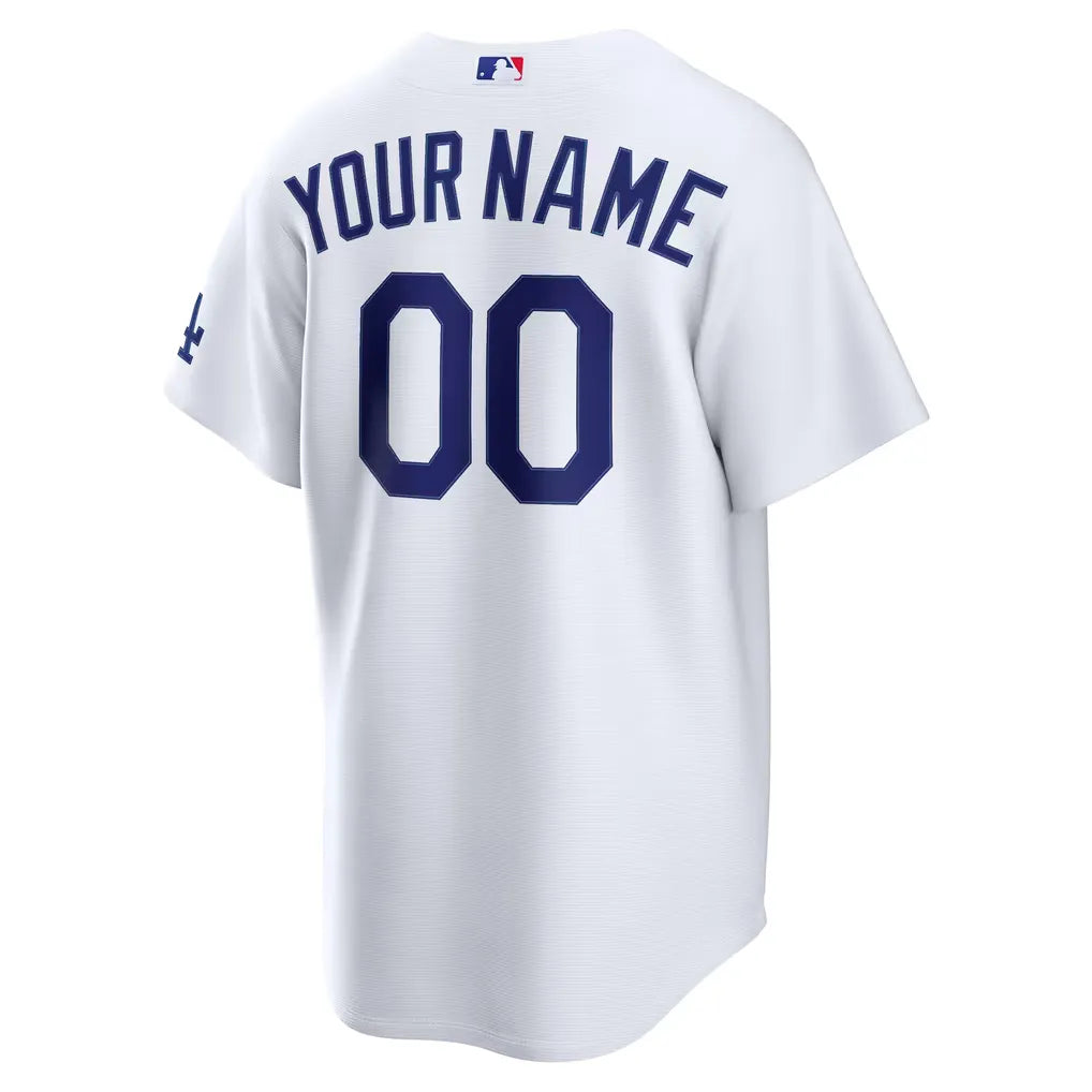 Los Angeles Dodgers White Stadium Custom Jersey