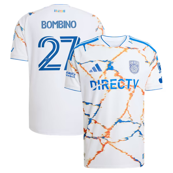 adidas Luca Bombino San Diego FC 2026 Authentic Jersey