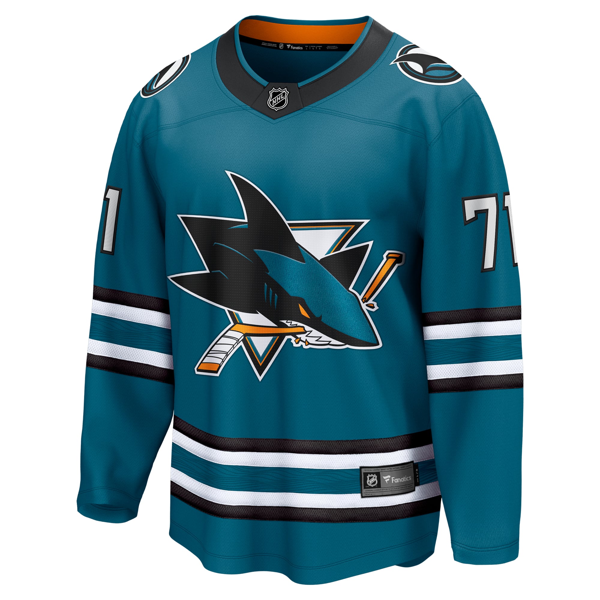 Fanatics Macklin Celebrini San Jose Sharks Home Breakaway Jersey