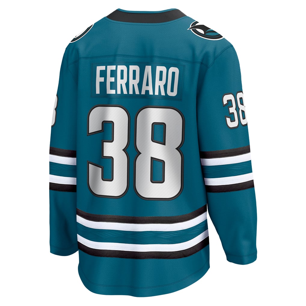 Fanatics Mario Ferraro San Jose Sharks Home Breakaway Jersey