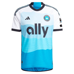 Charlotte FC adidas 2024 The Carolina Kit: Explore Custom Authentic Jersey - Blue adidas