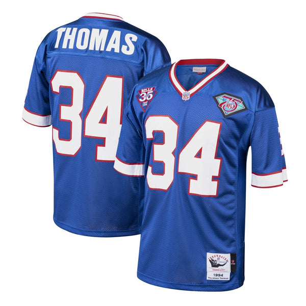 NFL Thurman Thomas Buffalo Bills 1985 Mitchell & Ness Authentic Throwback Retired Player Jersey - Royal