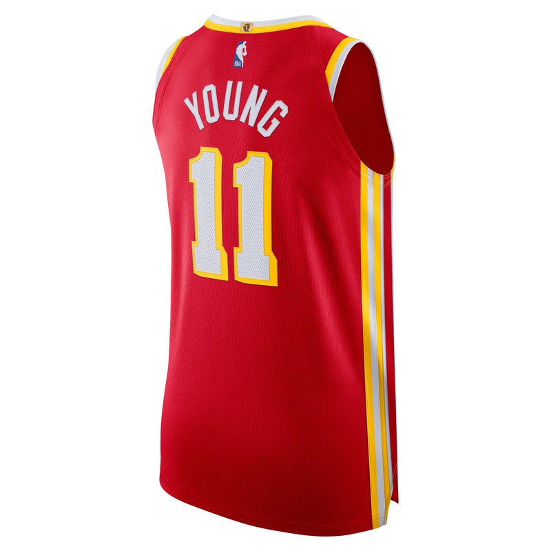 NBA Trae Young Atlanta Hawks Nike Authentic Jersey - Icon Edition - Red