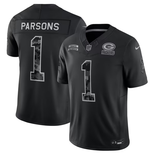 Nike Micah Parsons Green Bay Packers Salute to Service Limited Jersey