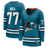 Fanatics Michael Misa San Jose Sharks Women's Breakaway Jersey