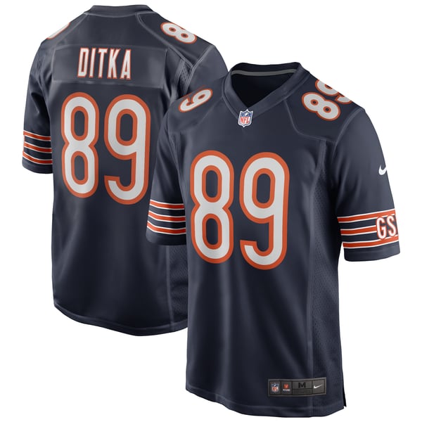 Nike Mike Ditka Chicago Bears Retired Player Game Jersey