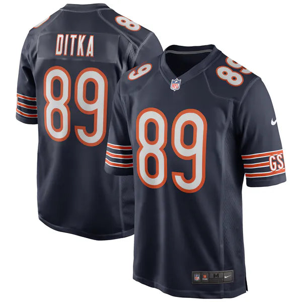 Nike Mike Ditka Chicago Bears Retired Player Game Jersey