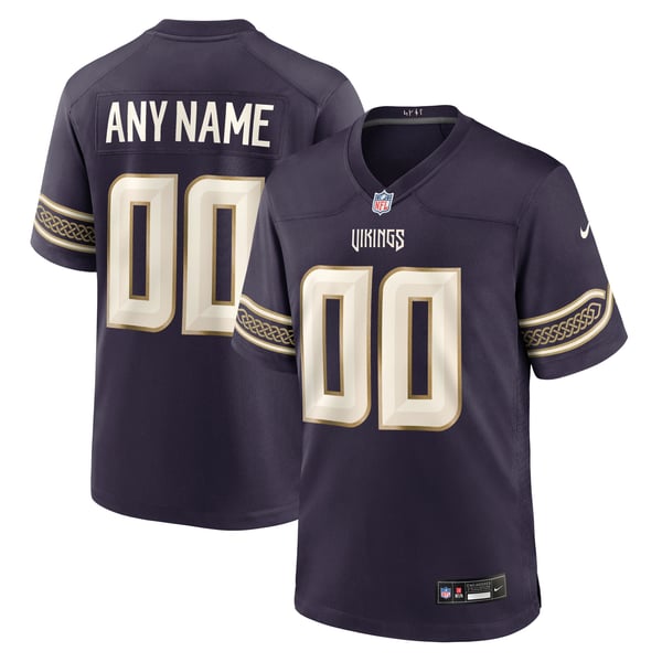 Nike Minnesota Vikings 2026 Rivalries Collection Custom Game Jersey