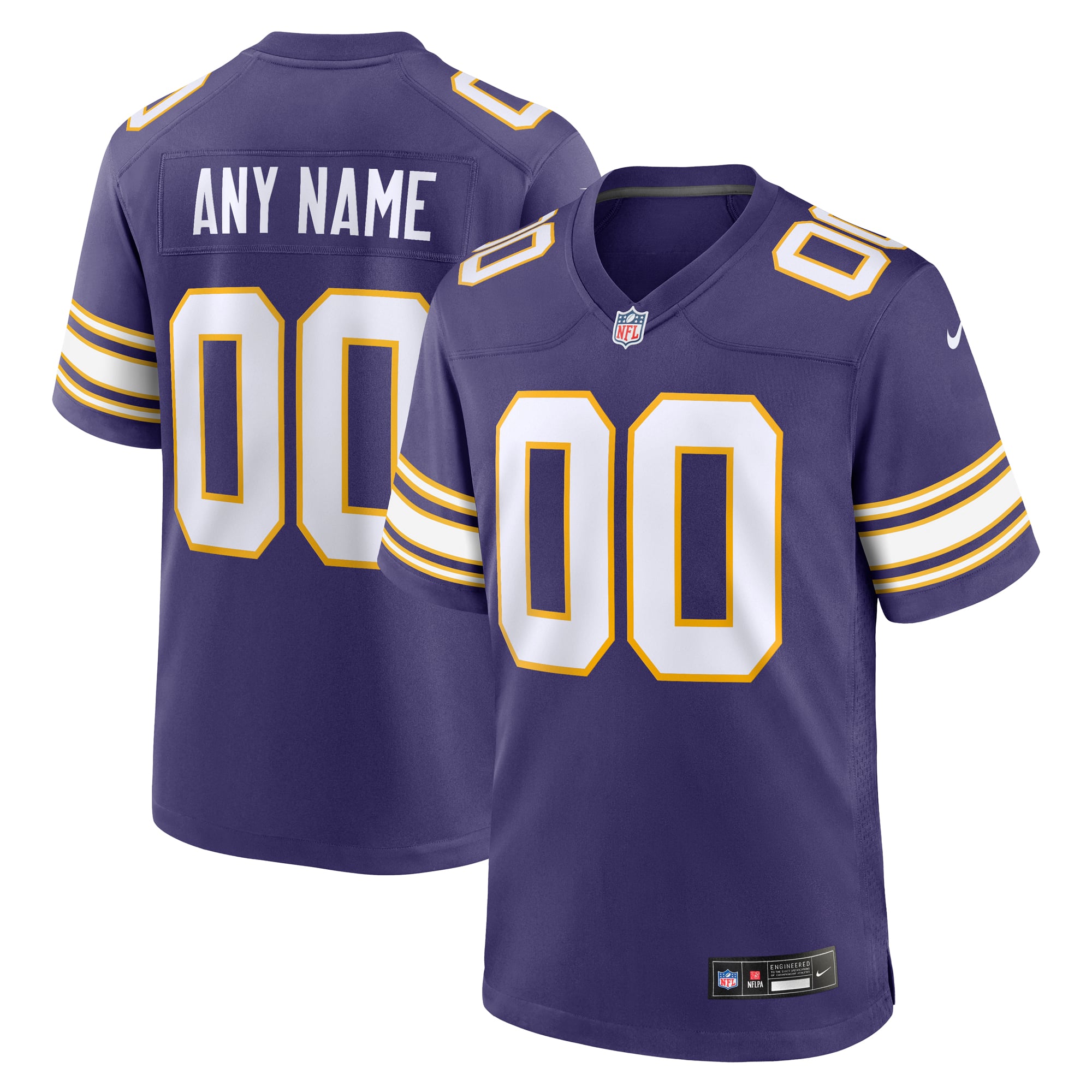 Nike Minnesota Vikings Classic Custom Game Jersey