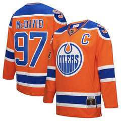 Mitchell & Ness Connor McDavid Edmonton Oilers Power Play Jersey