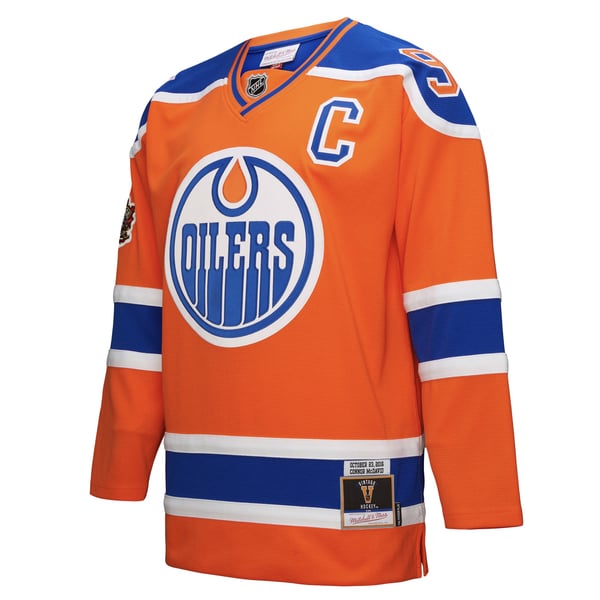 Mitchell & Ness Connor McDavid Edmonton Oilers Power Play Jersey