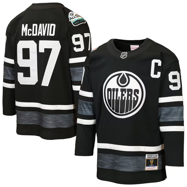 Mitchell & Ness Connor McDavid Edmonton Oilers Youth 2019 All-Star Game Jersey