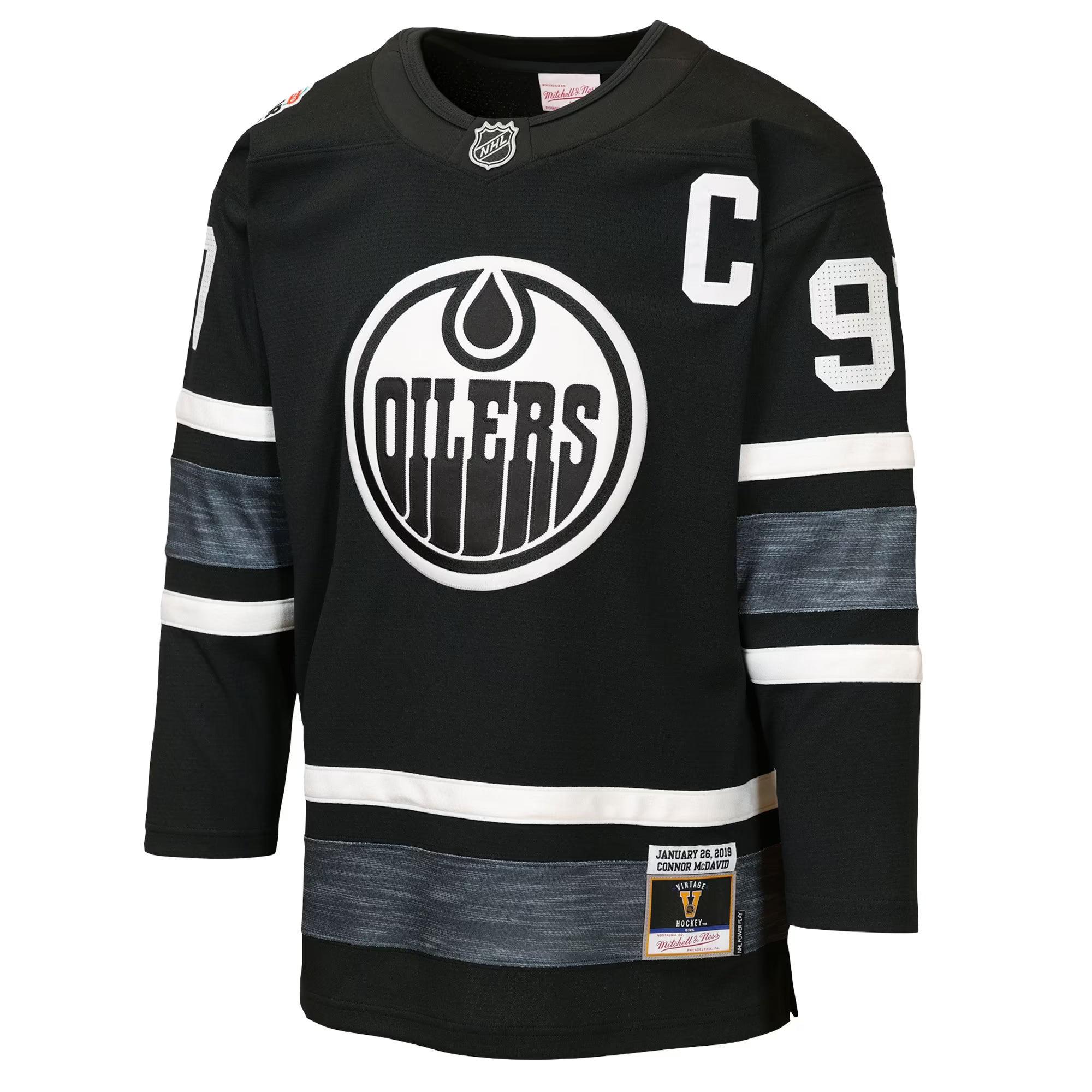Mitchell & Ness Connor McDavid Edmonton Oilers Youth 2019 All-Star Game Jersey