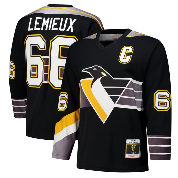 Mitchell & Ness Mario Lemieux Pittsburgh Penguins 1996-97 Power Play Jersey