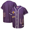 Mitchell & Ness x DANNIJO Los Angeles Lakers Women's Fashion Baseball Jersey
