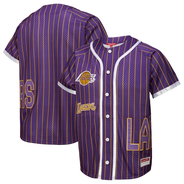 Mitchell & Ness x DANNIJO Los Angeles Lakers Women's Fashion Baseball Jersey