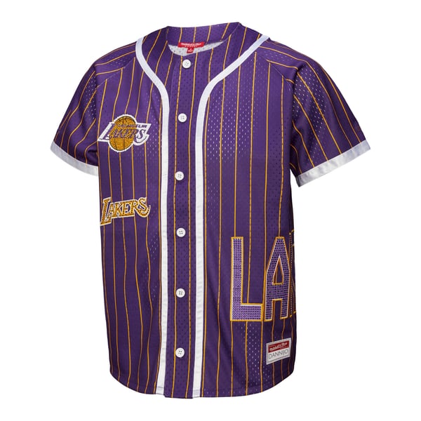 Mitchell & Ness x DANNIJO Los Angeles Lakers Women's Fashion Baseball Jersey