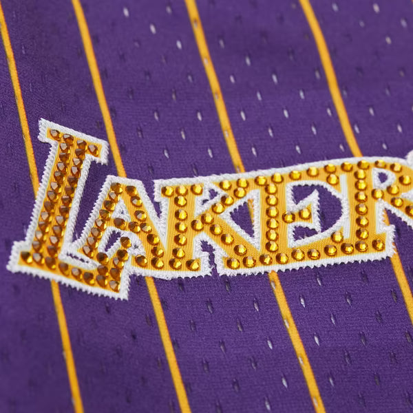 Mitchell & Ness x DANNIJO Los Angeles Lakers Women's Fashion Baseball Jersey