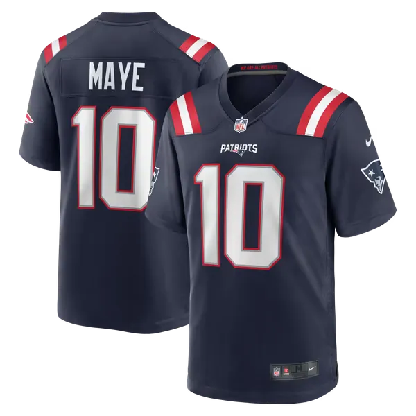 New England Patriots Game Jersey (Drake Maye)