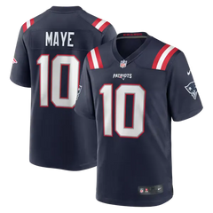 New England Patriots Game Jersey (Drake Maye)
