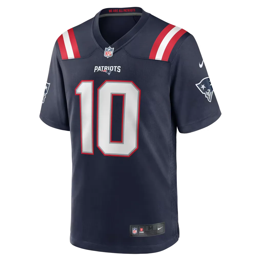 New England Patriots Game Jersey (Drake Maye)