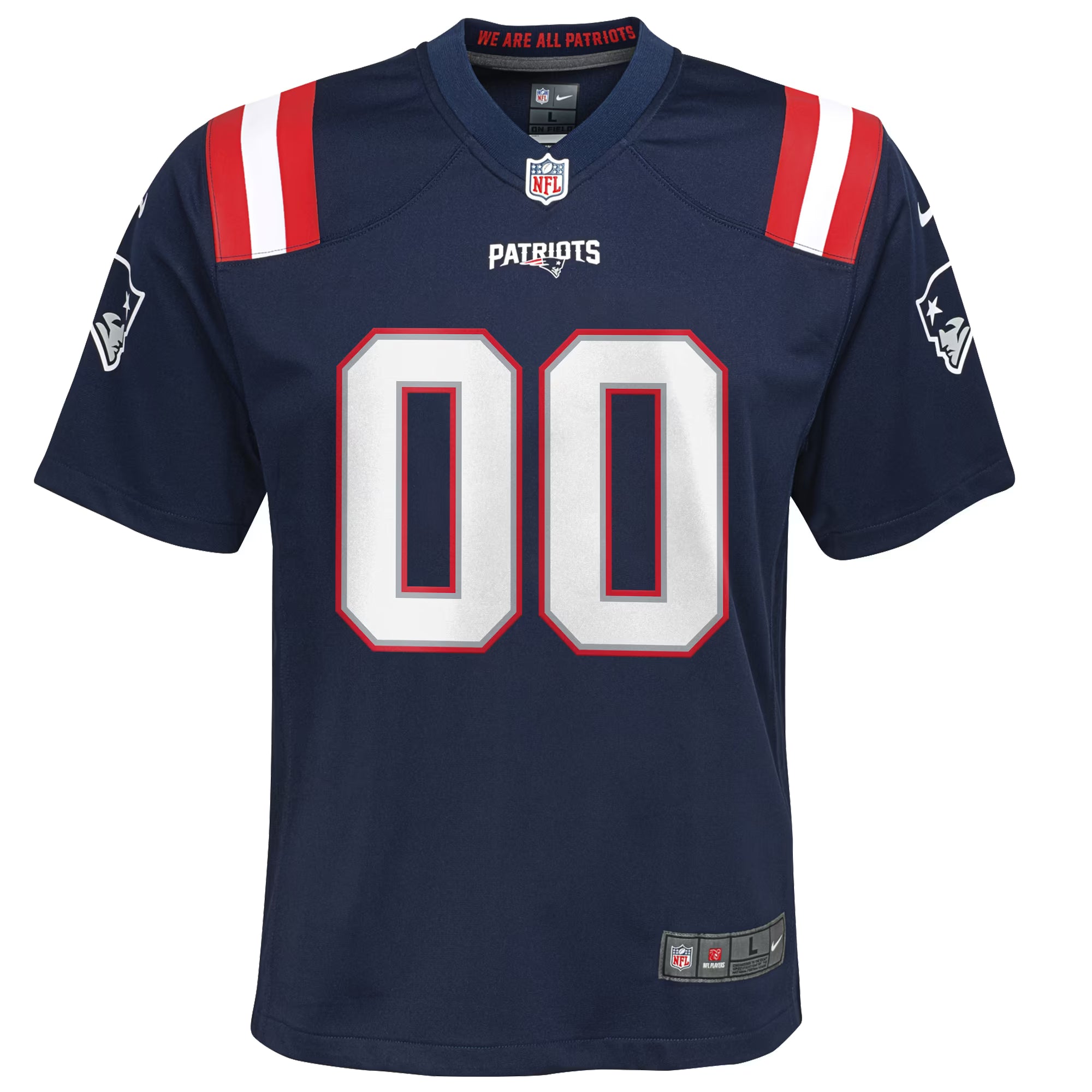Nike New England Patriots Youth Custom Game Jersey