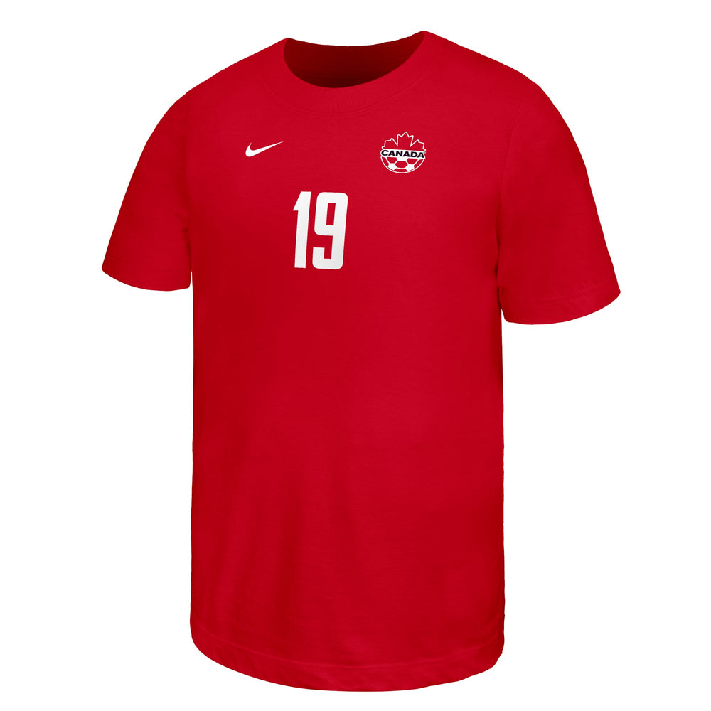 Nike Alphonso Davies Canada Soccer Youth T-Shirt
