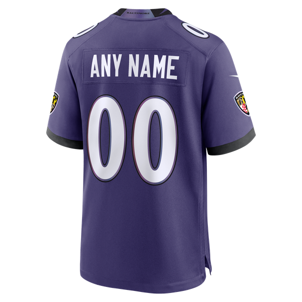 Nike Baltimore Ravens Custom Game Jersey