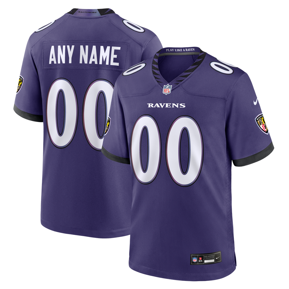 Nike Baltimore Ravens Custom Game Jersey