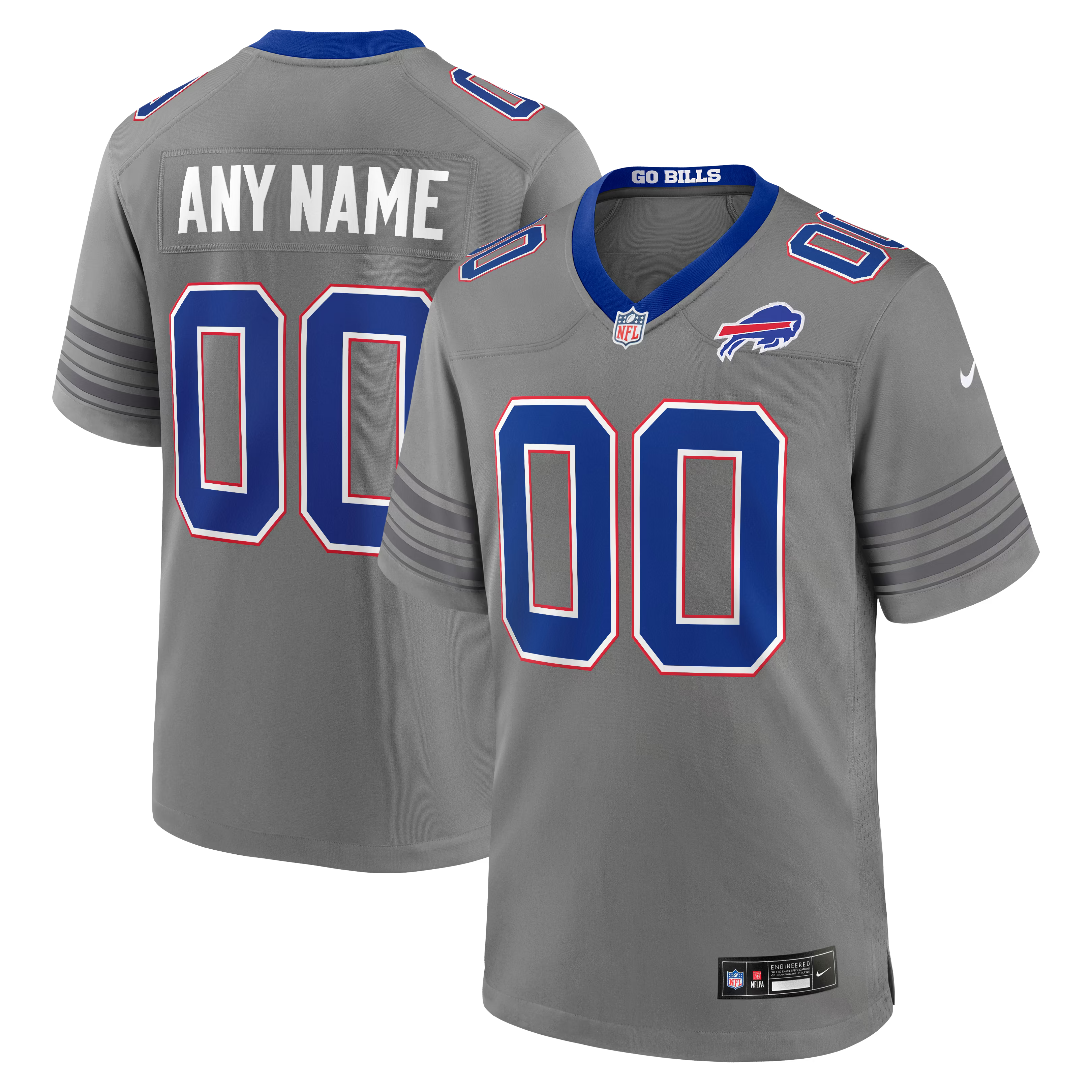 Nike Buffalo Bills Nickel City Custom Game Jersey