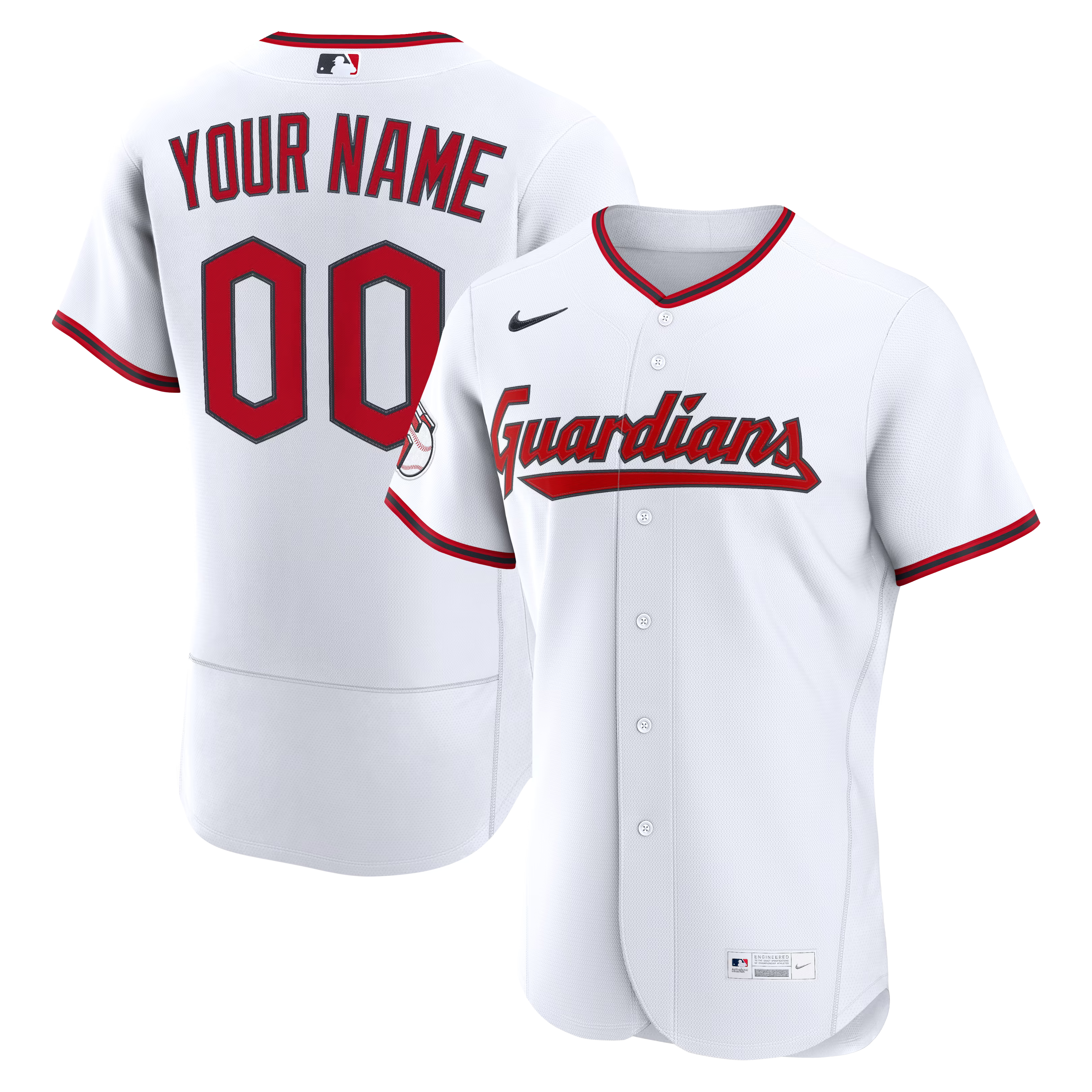 Nike Cleveland Guardians Home Authentic Custom Jersey