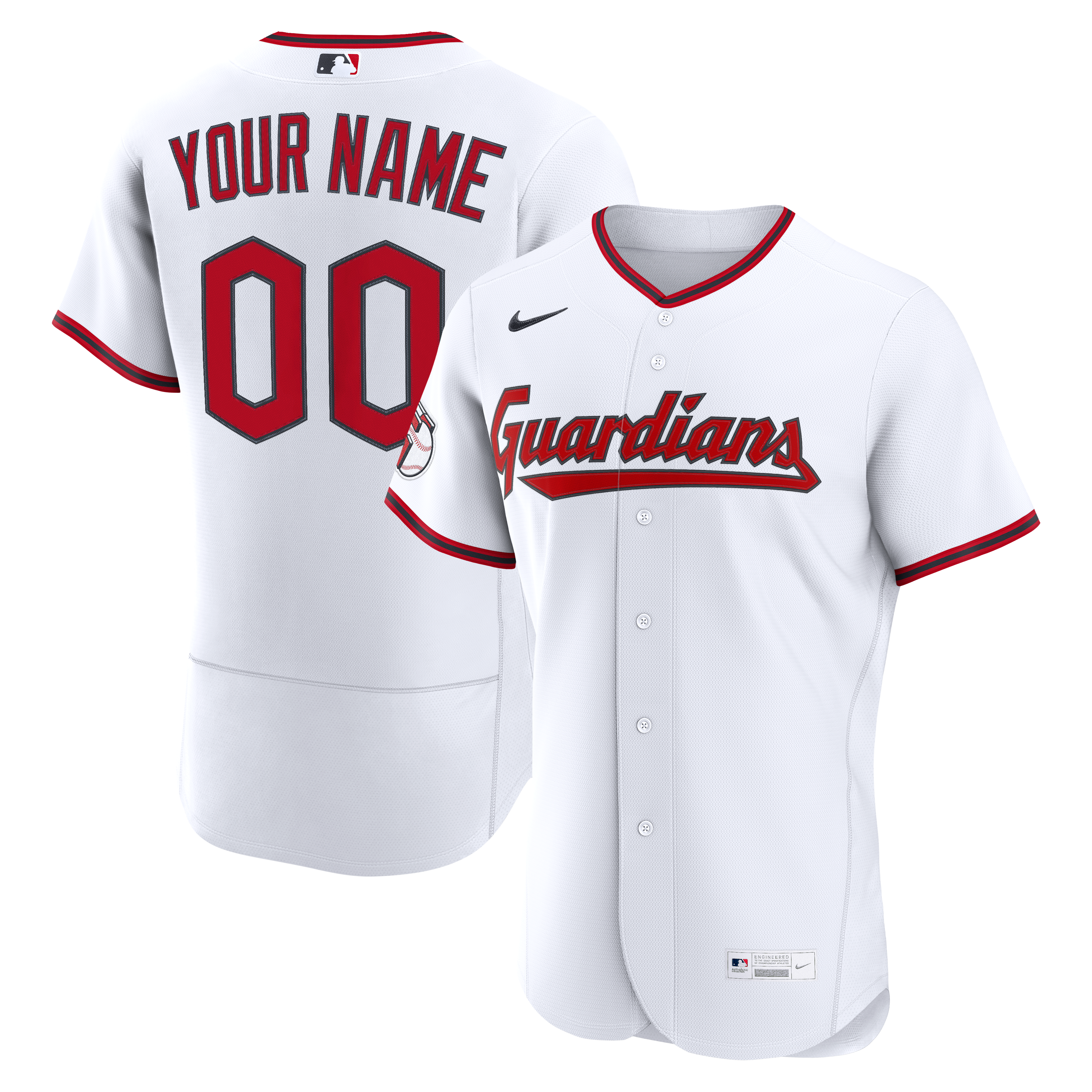 Nike Cleveland Guardians Home Authentic Custom Jersey