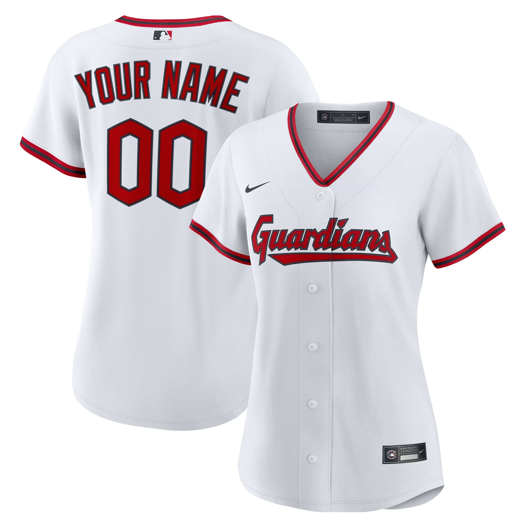 Nike Cleveland Guardians Women's Home Custom Replica Jersey