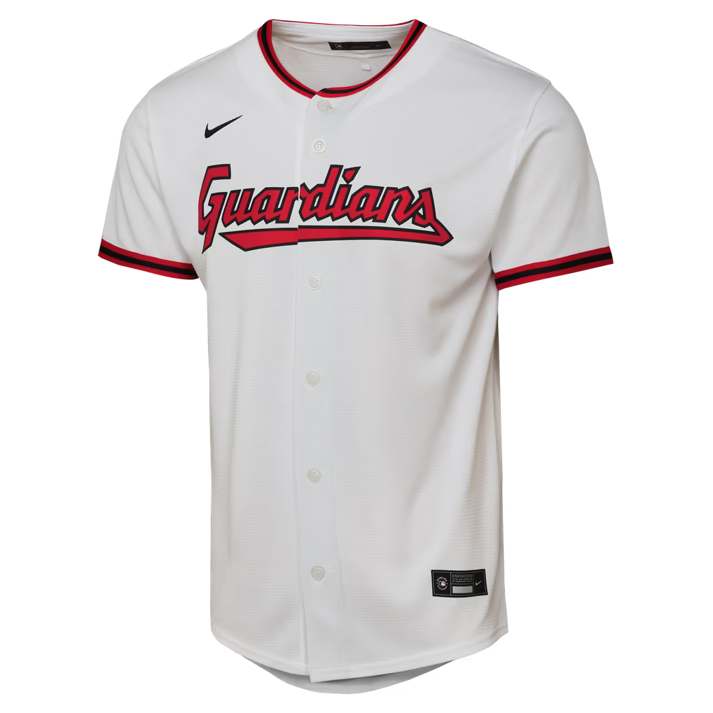 Nike Cleveland Guardians Youth Home Replica Custom Jersey